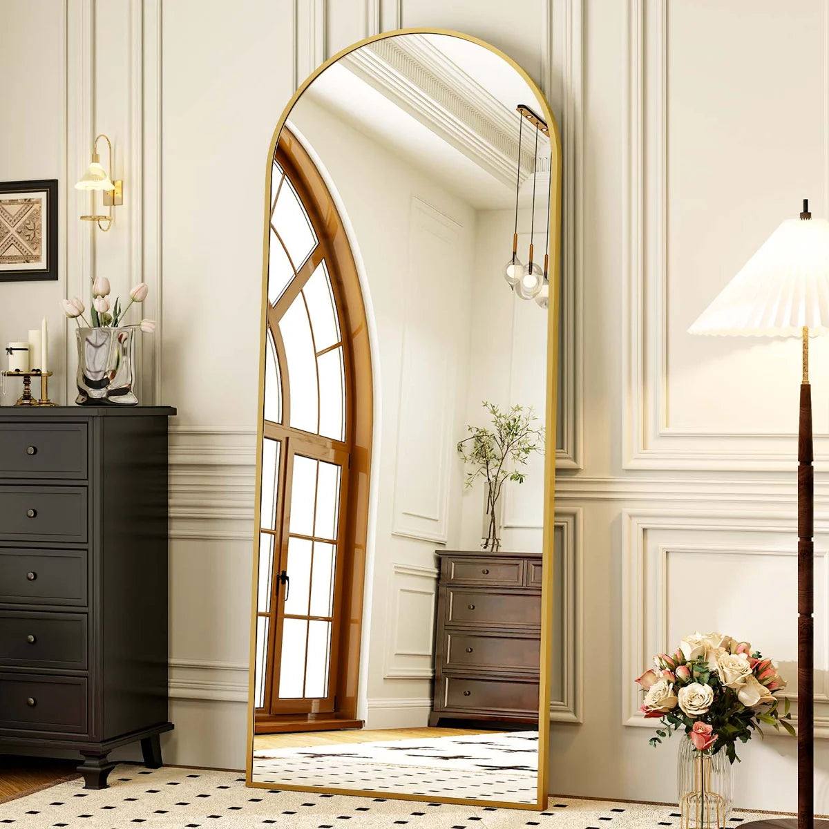 Arch Free Standing Full Length Mirror - Basics by Wayfair™