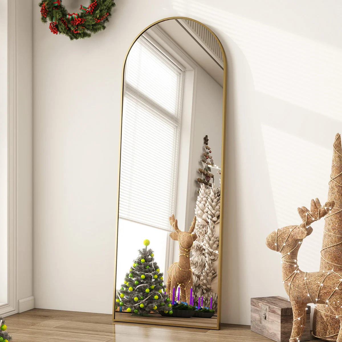 Arch Free Standing Full Length Mirror - Basics by Wayfair™