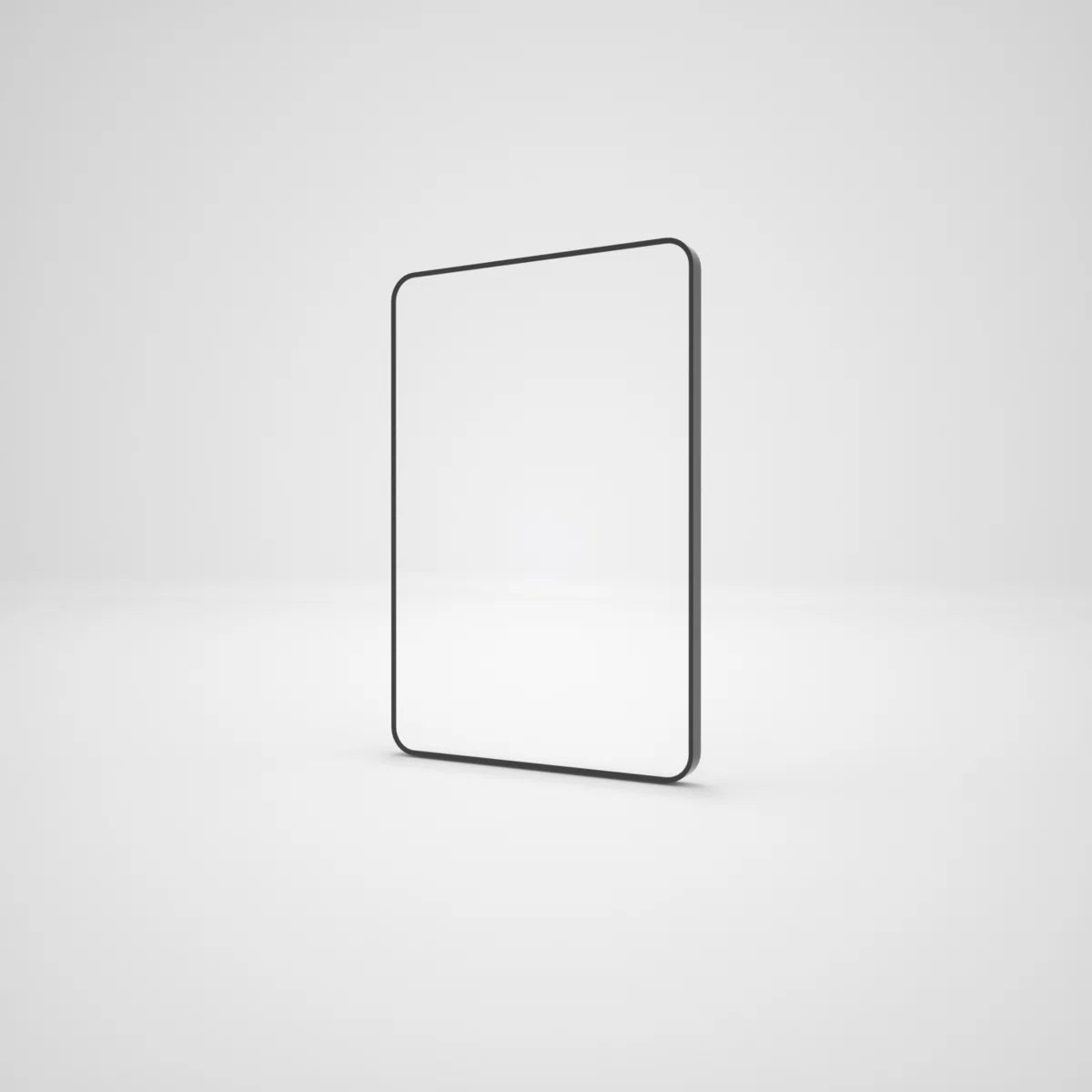Cosy 24 in. W x 36 in. H Rectangular Modern Framed Wall Bathroom Vanity Mirror in Matte Black
