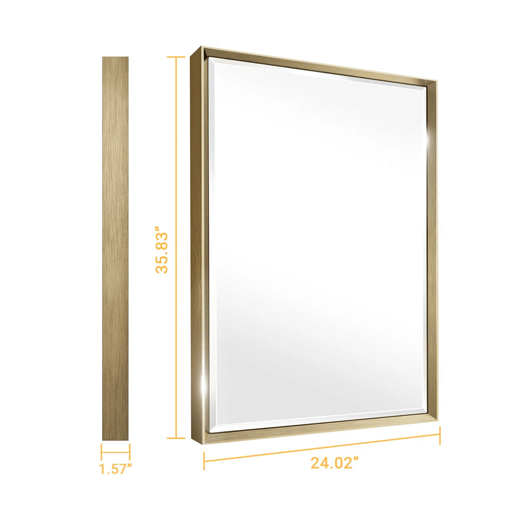 Lohoski Decorative Bathroom Vanity Mirror for Wall - Beveled Design